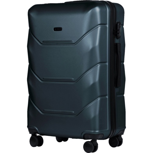 Walizka średnia WINGS PEACOCK 148  M -  Zielona