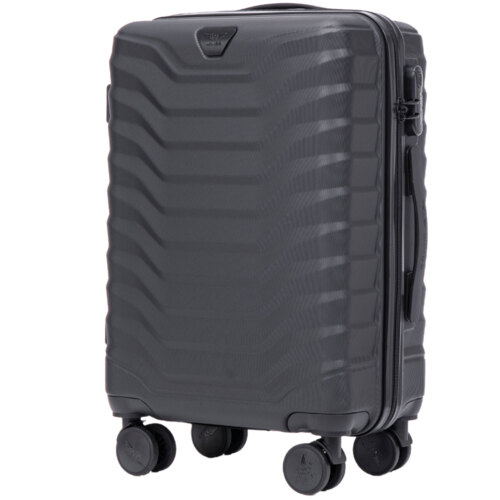 Walizka WINGS kabinowa S 38l PEAFOWL -  Czarna