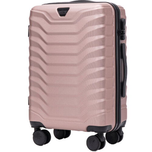 Walizka WINGS kabinowa S 38l PEAFOWL -  Złoty róż