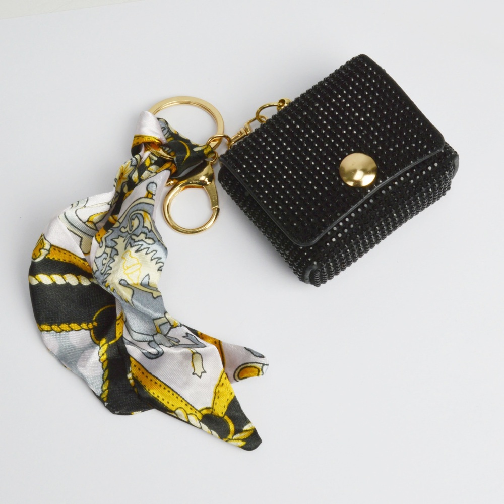 Brelok do torebki/kluczy  -  Czarny