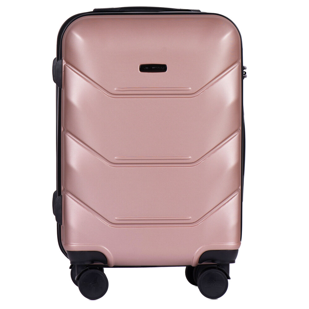Walizka kabinowa S WINGS 149 PEACOCK 38l -  Perłowy róż