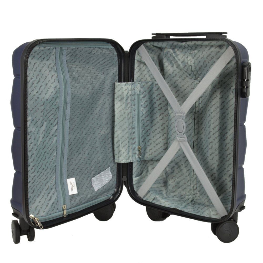 Walizka kabinowa XS WINGS 149 PEACOCK -  Czarna