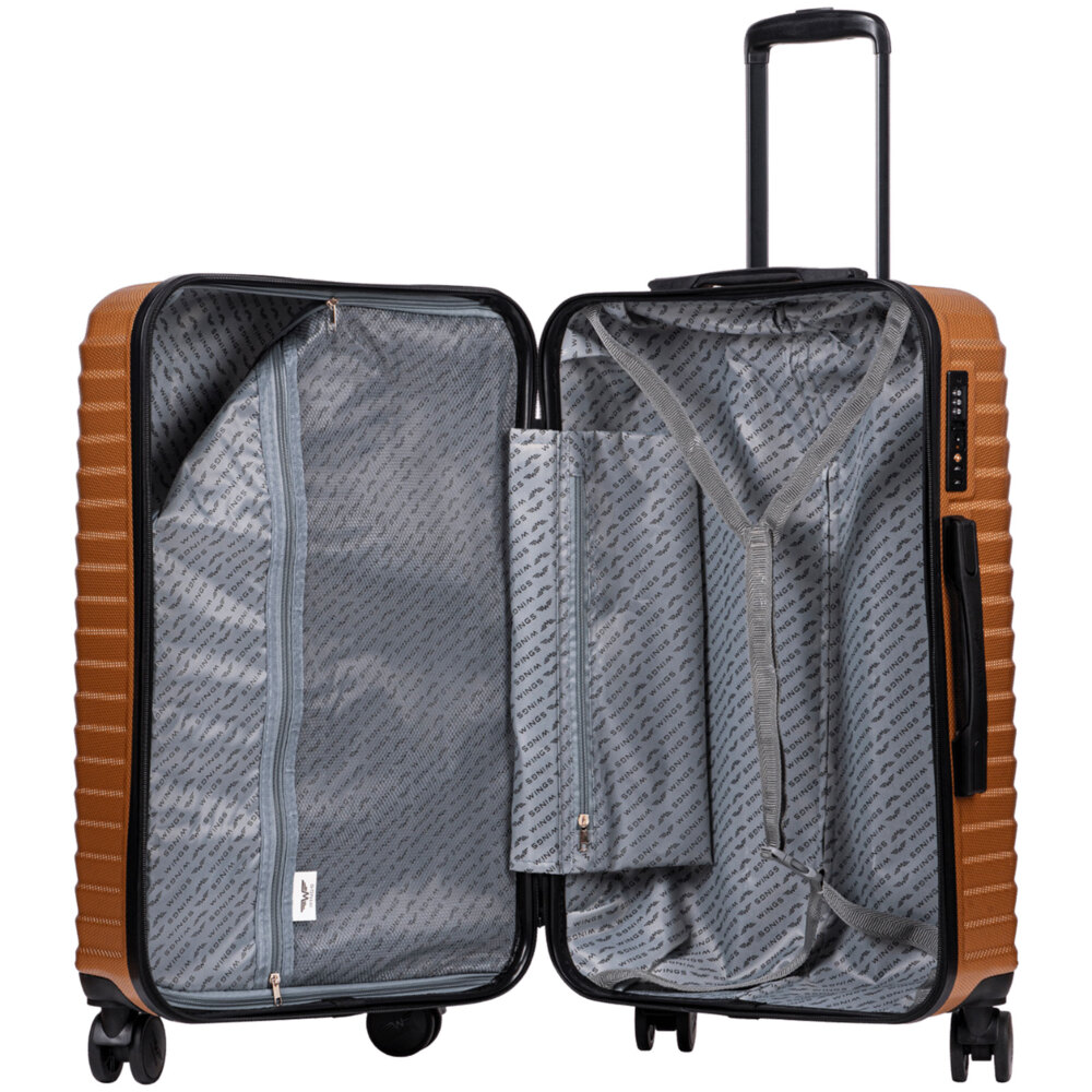 Walizka kabinowa WINGS SEA EAGLE S -  Czarna