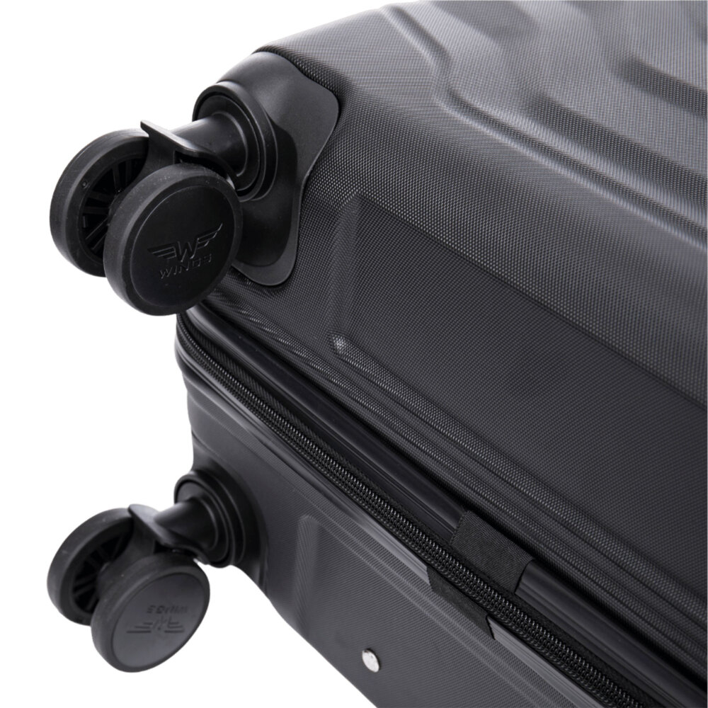 Walizka WINGS duża 97l PEAFOWL PEA01 -  Czarna