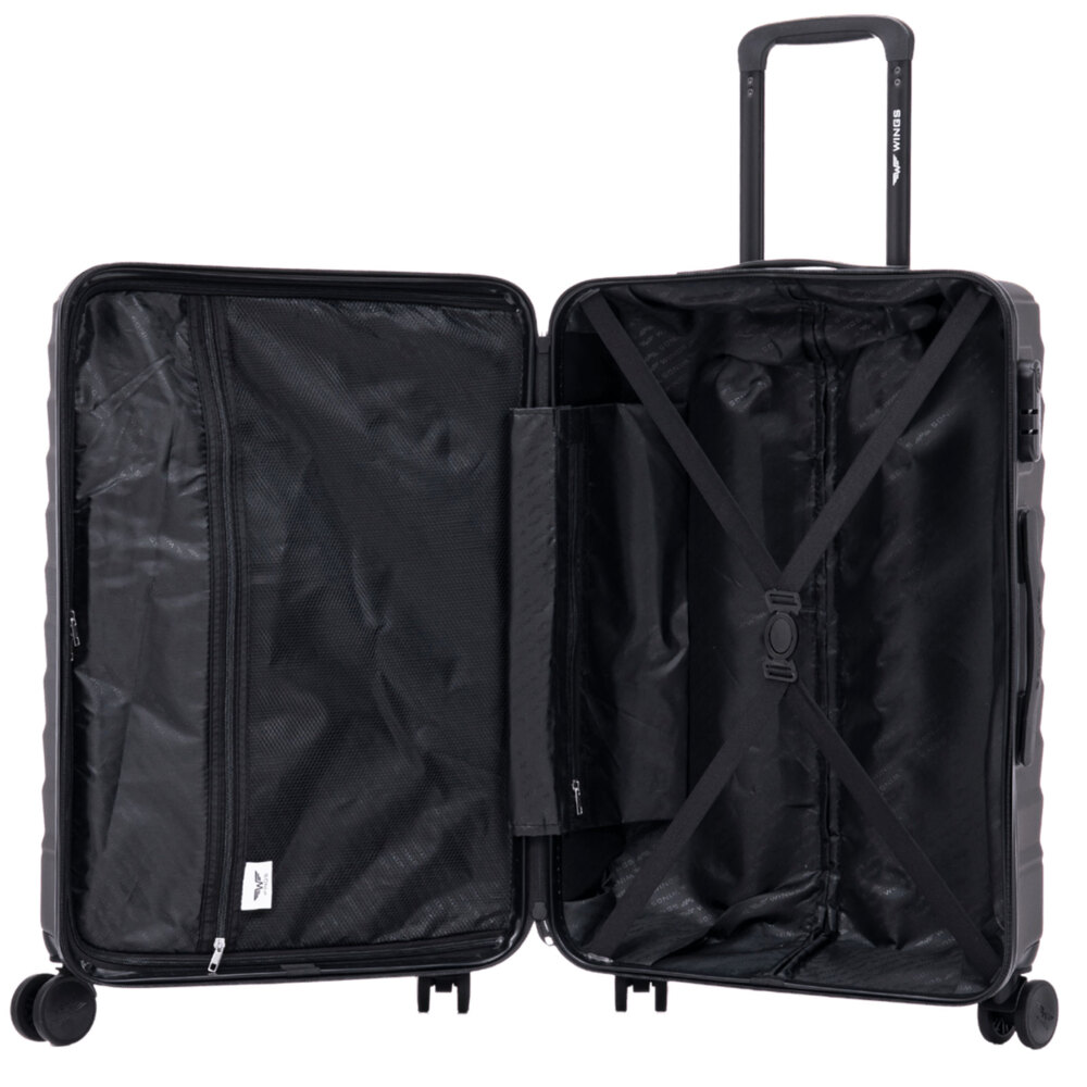 Walizka WINGS średnia 63l PEAFOWL PEA01 -  Grafit