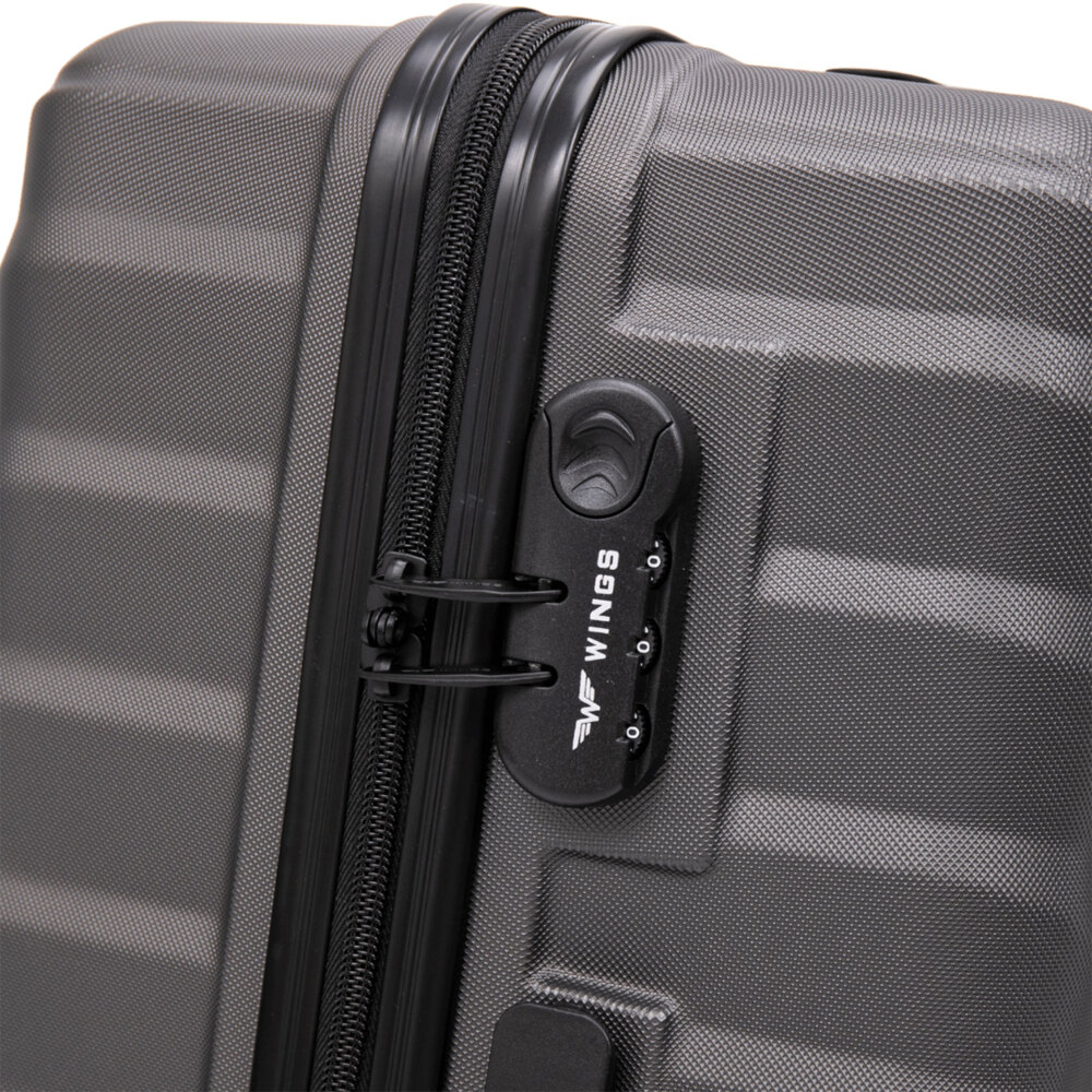 Walizka WINGS średnia 63l PEAFOWL PEA01 -  Grafit