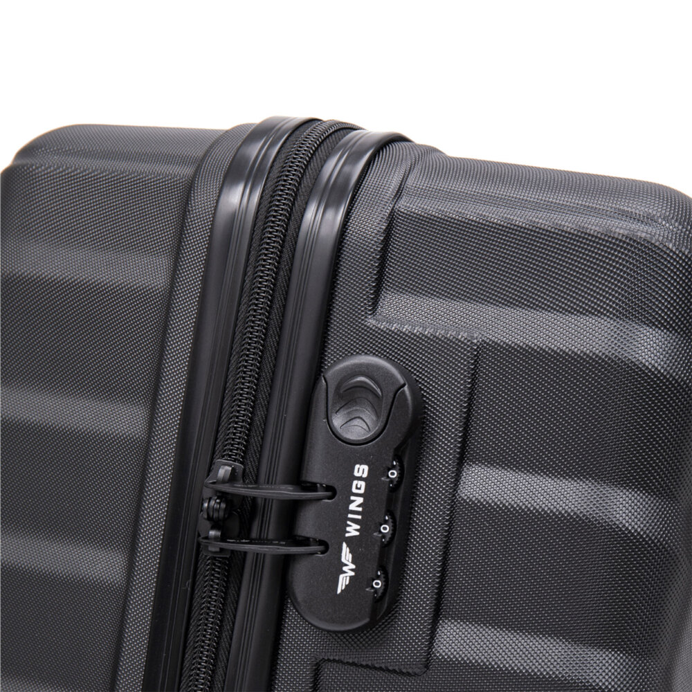 Walizka WINGS duża 97l PEAFOWL PEA01 -  Czarna