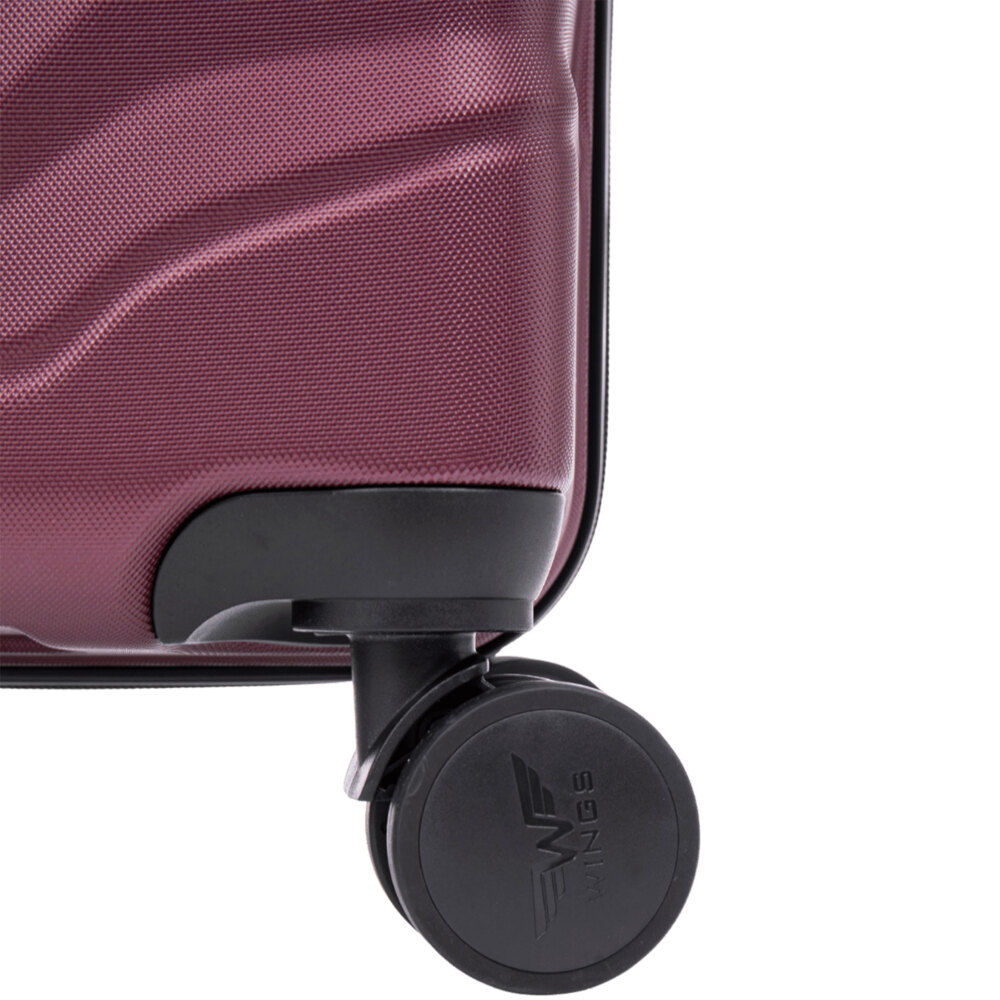 Walizka WINGS kabinowa S 38l PEAFOWL -  Bordo