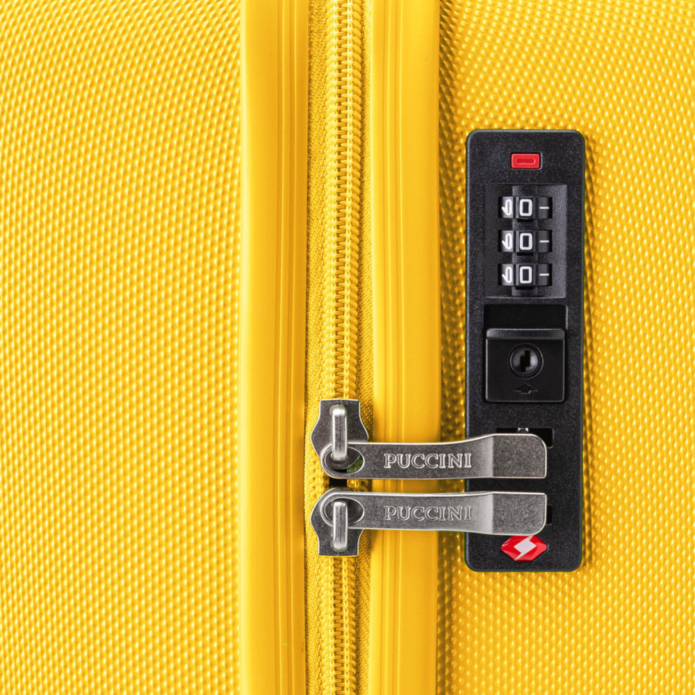 Walizka PUCCINI BALI średnia -  Żółta