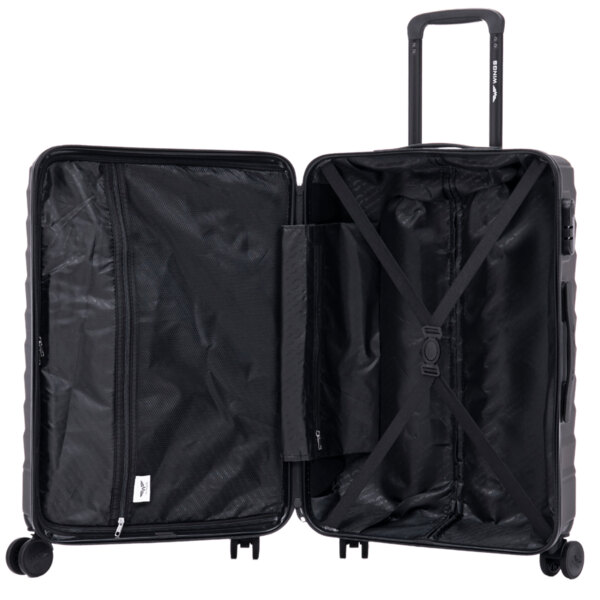 Walizka WINGS kabinowa S 38l PEAFOWL -  Grafit